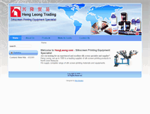 Tablet Screenshot of hengleong.com